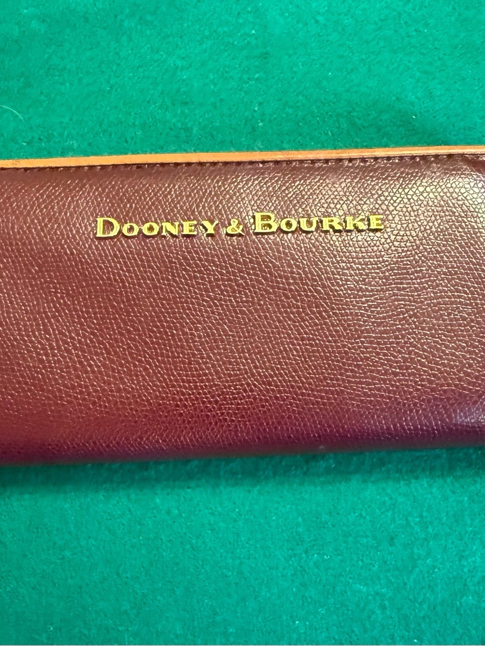 Dooney & Bourke Burgundy Leather Wallet